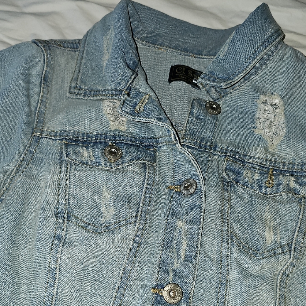 Ci Sono Light Blue Denim Jacket - Picture 4 of 11